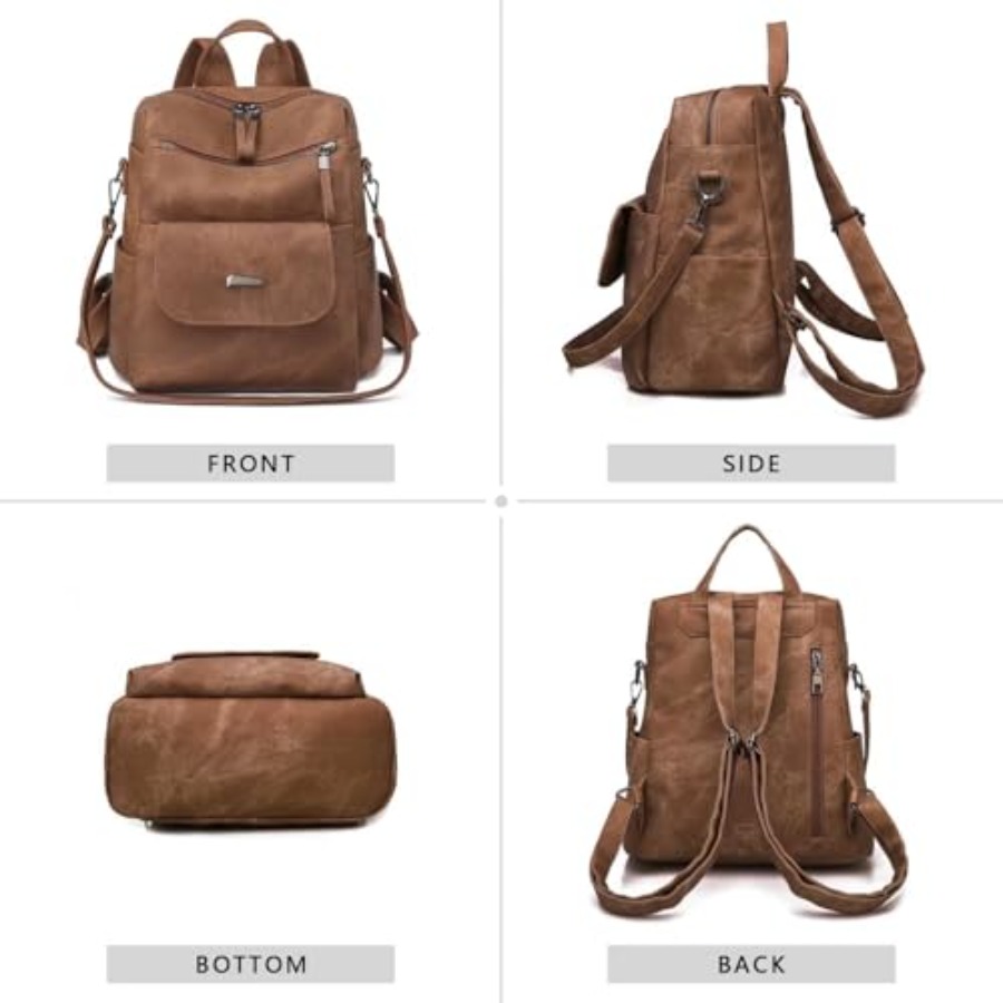 PU Lederen Rugzak Tasje voor D - Women'S Fashion Backpack recensie en prijs